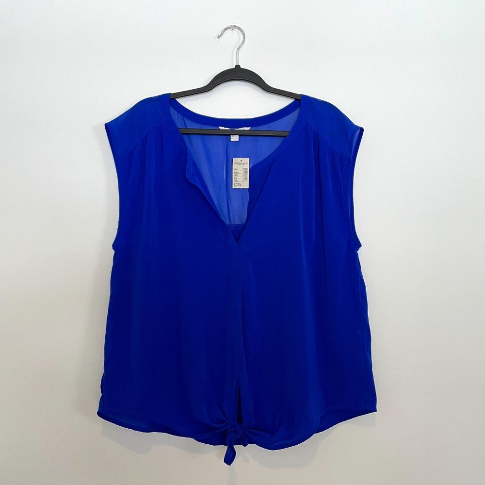 NWT American Eagle Tie Front Sleeveless Top